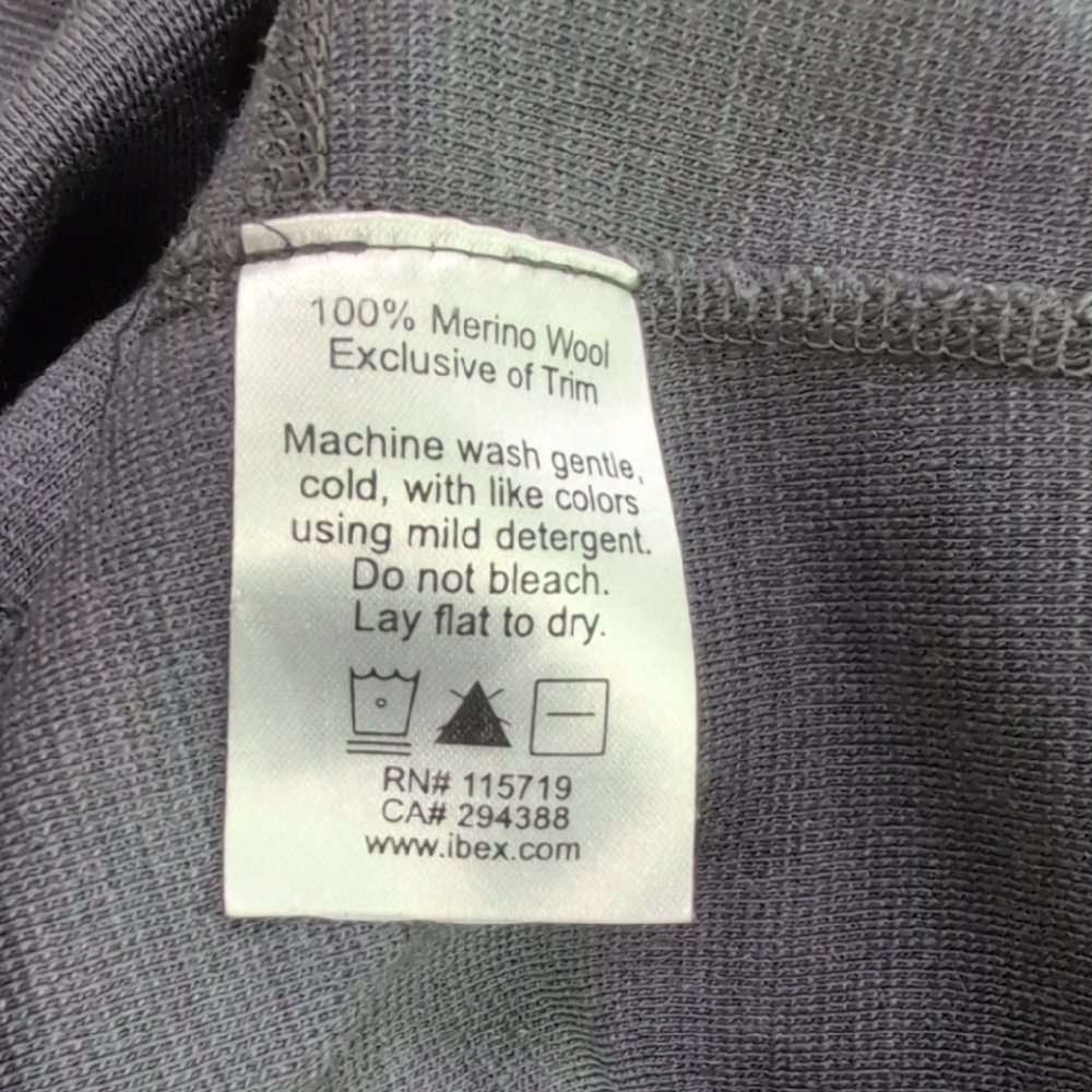 Ibex Charcoal Full-Zip Sweater - Picture 3 of 7